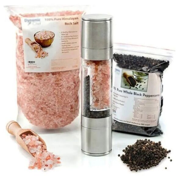 2 In1 Salt Pepper Grinder - Image 8