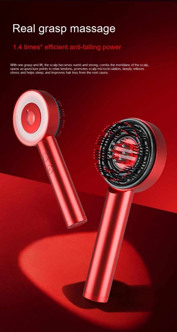 Fluffy Comb Scalp Massager Infrared Hair Care - Image 2