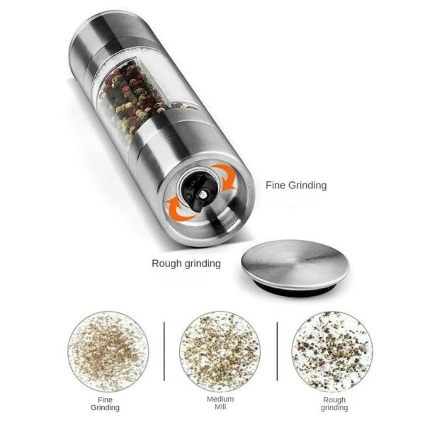 2 In1 Salt Pepper Grinder - Image 7