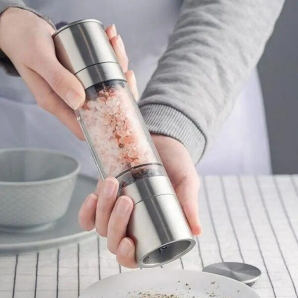 2 In1 Salt Pepper Grinder - Image 2