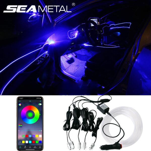 Car Ambient Fiber Optic Interior Light – APP Control & Music Sync - Image 9