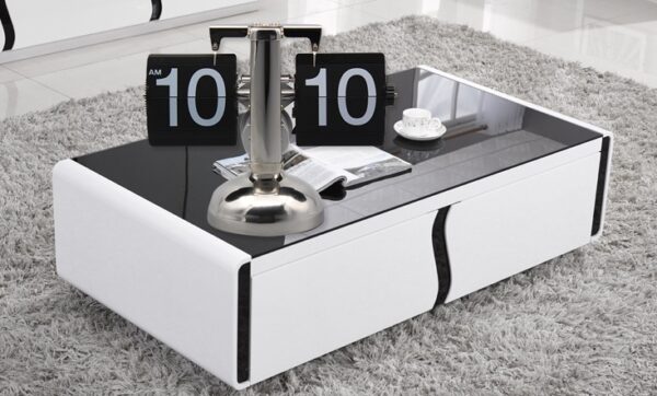 Black Retro Flip Clock-Internal Gear Operated Flip Home Clock - Image 6