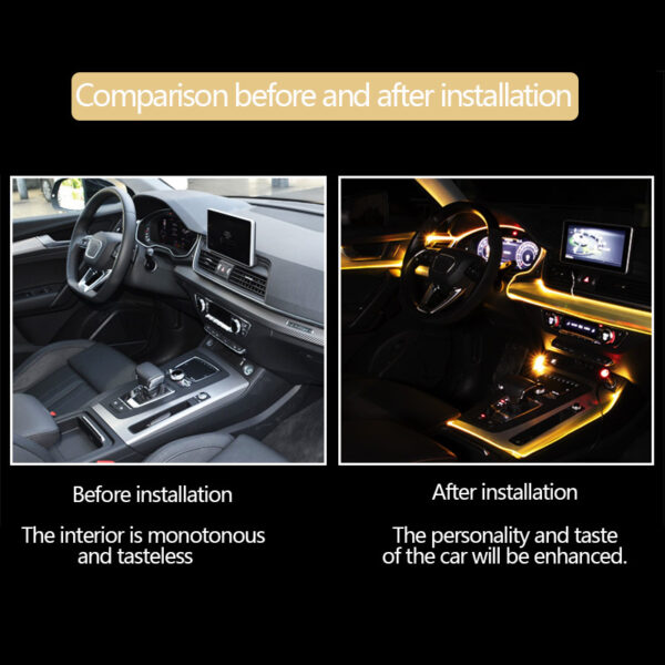 Car Ambient Fiber Optic Interior Light – APP Control & Music Sync - Image 3