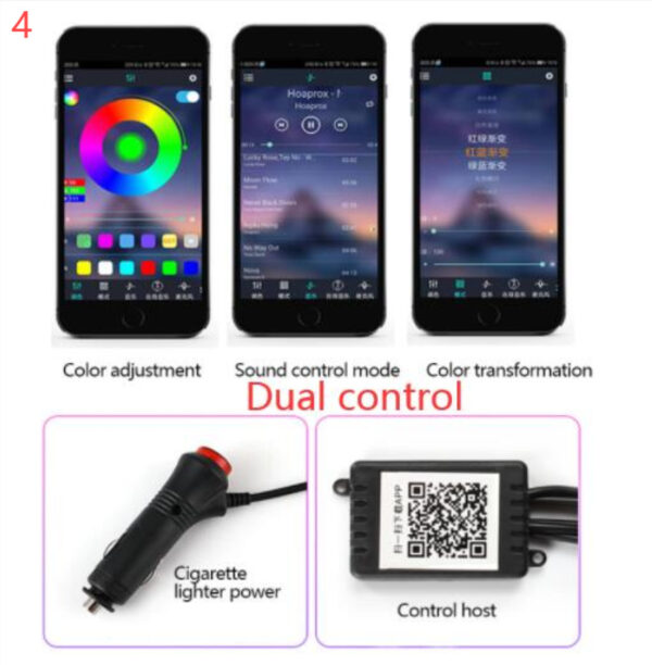 Car Ambient Fiber Optic Interior Light – APP Control & Music Sync - Image 8
