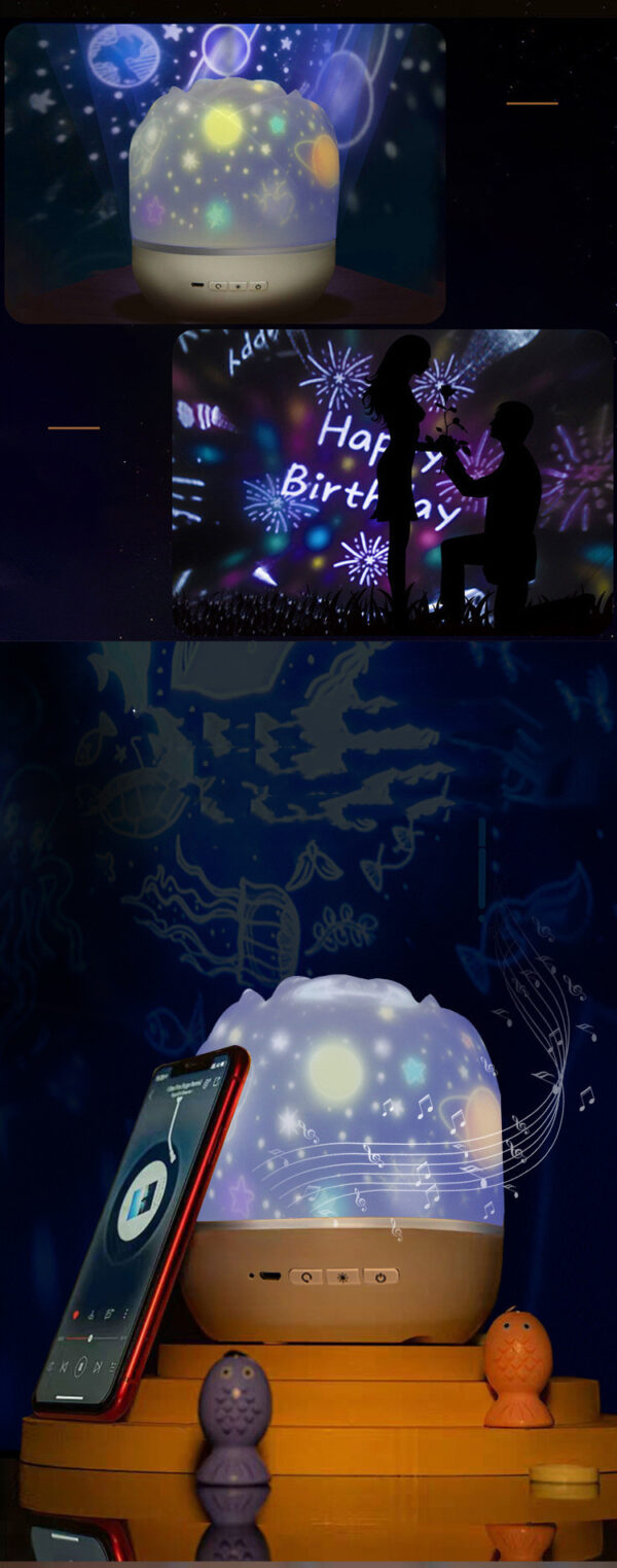 Starry Sky Music Projector Lamp - Image 4