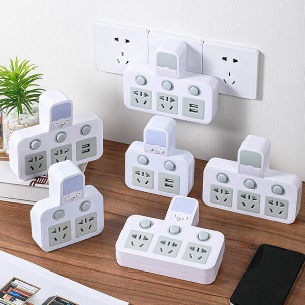 USB Night Light Wall Socket - Image 2