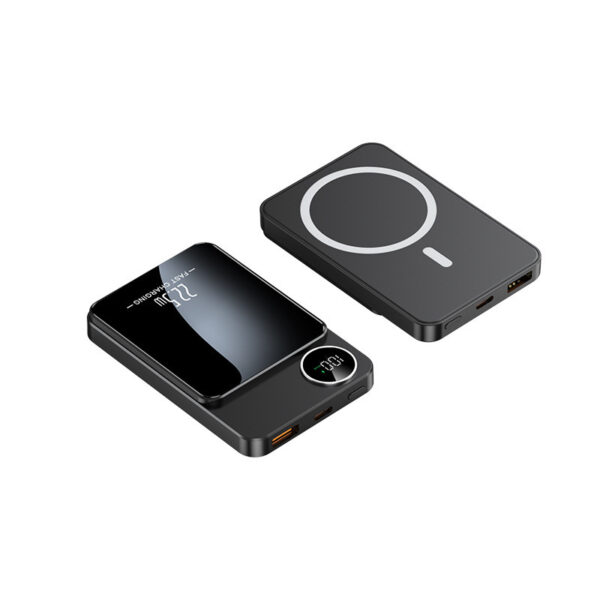 Ultra-thin Magnetic Wireless Power Bank Fast Charging Mobile Power Supply - Image 4